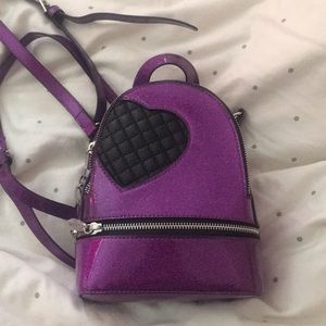 NWT Lux DeVille Sparkly Mini Backpack